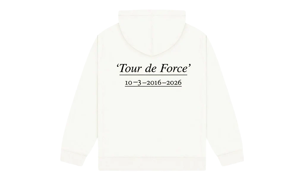 Supreme Paris Anniversary Box Logo Hoodie White