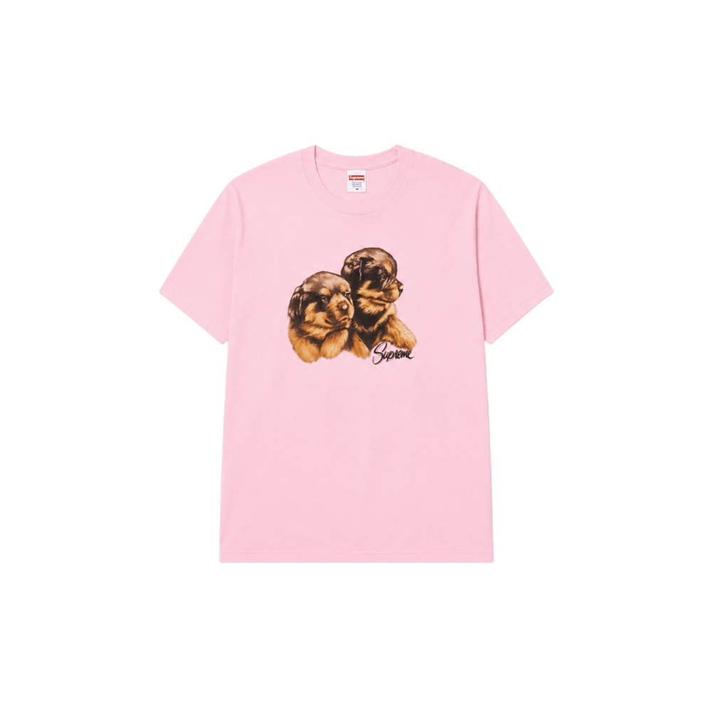 Supreme Puppies Tee Light Pink