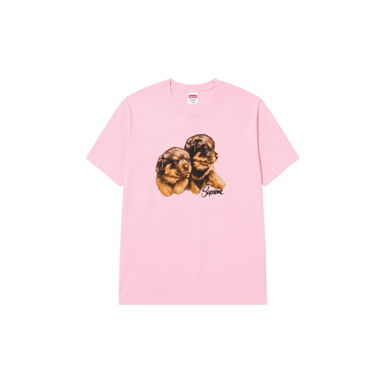 Supreme Puppies Tee Light Pink