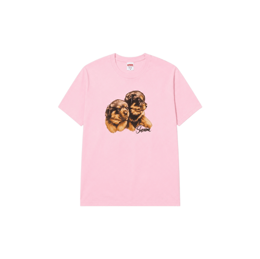 Supreme Puppies Tee Light Pink