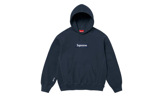 Supreme Box Logo Hooded Sweatshirt (FW25) Navy