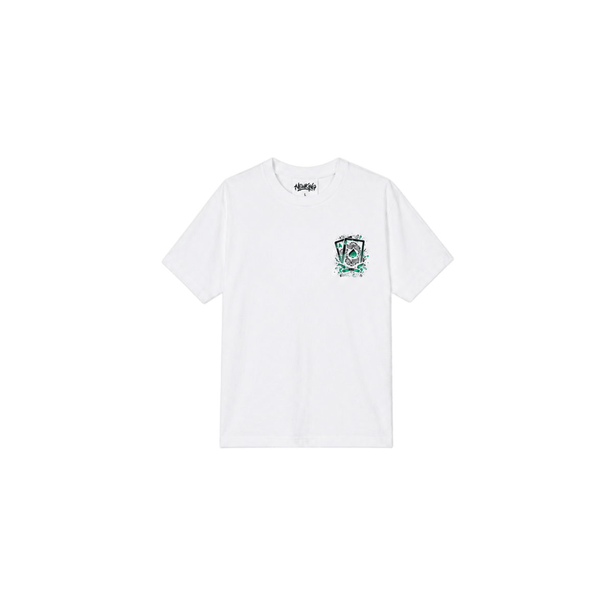 NewKing Green Ace White Tee