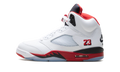 Air Jordan 5 Retro Fire Red Black Tongue (2025)