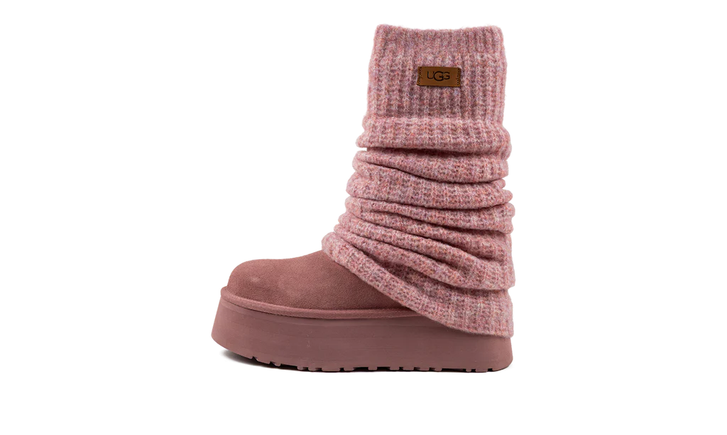 UGG Classic Mini Dipper Legwarmer Boot Pink Dawn (Women's)
