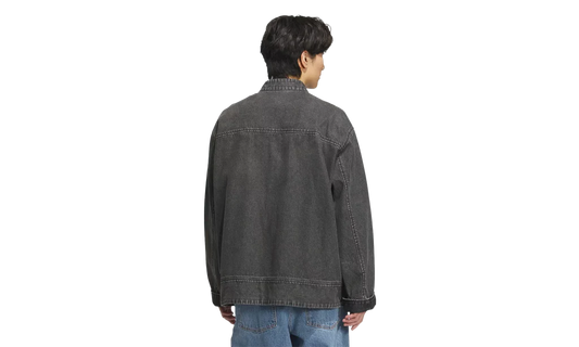 Adidas CTT Oversized Chinese Track Top 3.0 Gender Neutral Jacket (Asia Sizing) Medium Black Denim