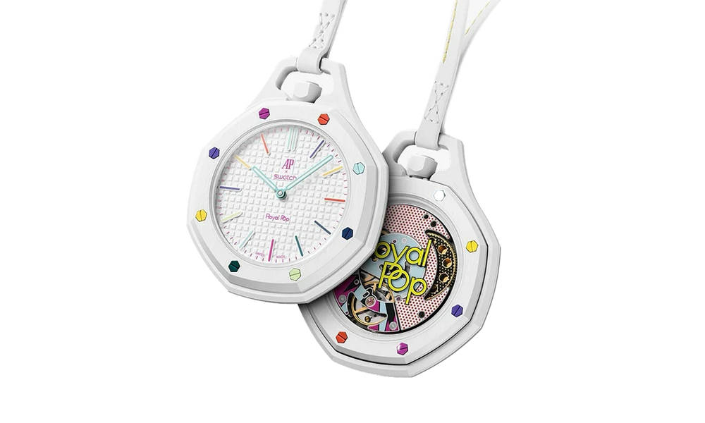 Swatch x Audemars Piguet Bioceramic Royal Pop Huit Blanc SSX03W100N