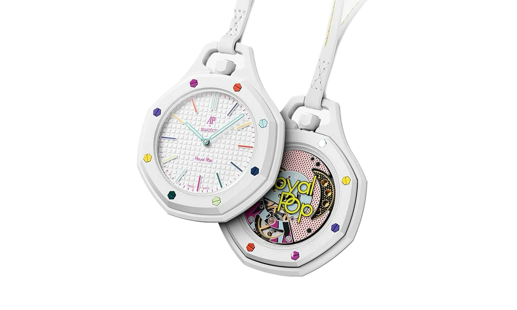 Swatch x Audemars Piguet Bioceramic Royal Pop Huit Blanc SSX03W100N
