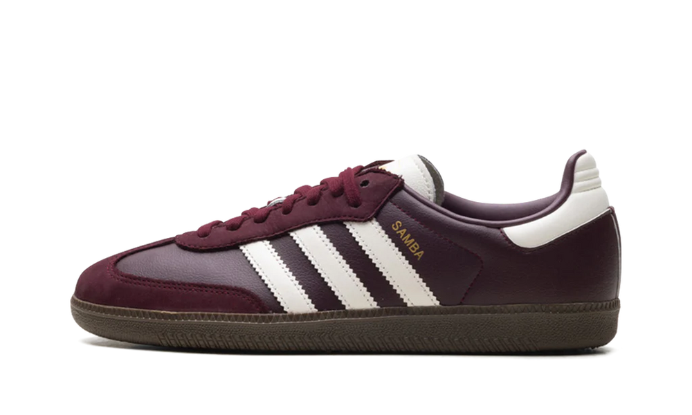 Adidas Samba OG Maroon Off White Gum (Women's)