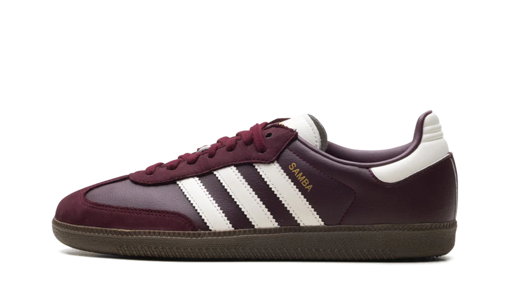 Adidas Samba OG Maroon Off White Gum (Women's)