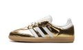 Adidas Samba OG Gold Metallic Cracked Leather (Women's)