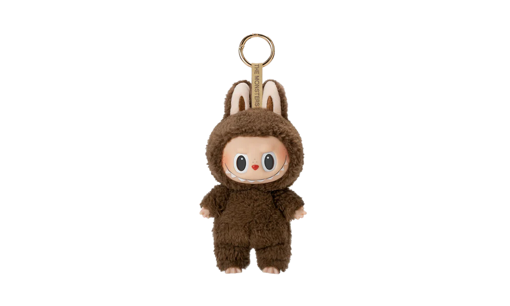 Pop Mart Labubu The Monsters Tasty Macarons Chestnut Cocoa Vinyl Plush Pendant