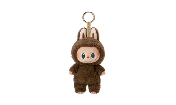 Pop Mart Labubu The Monsters Tasty Macarons Chestnut Cocoa Vinyl Plush Pendant