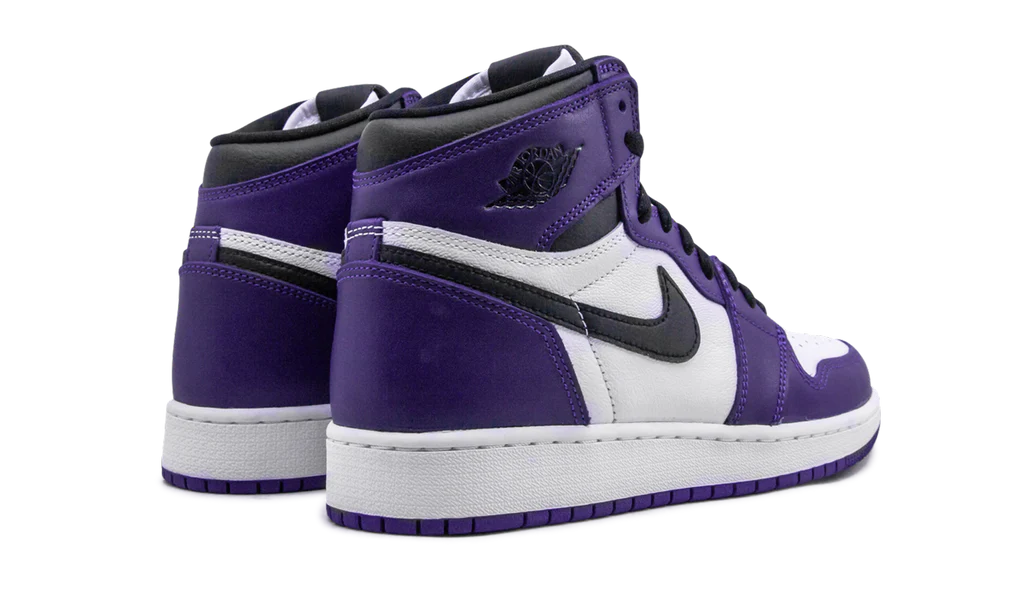 Air Jordan 1 Retro High Court Purple White (GS)