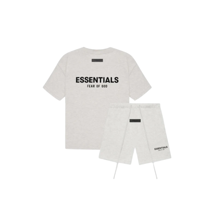 Fear of God Essentials Light Oatmeal Summer set