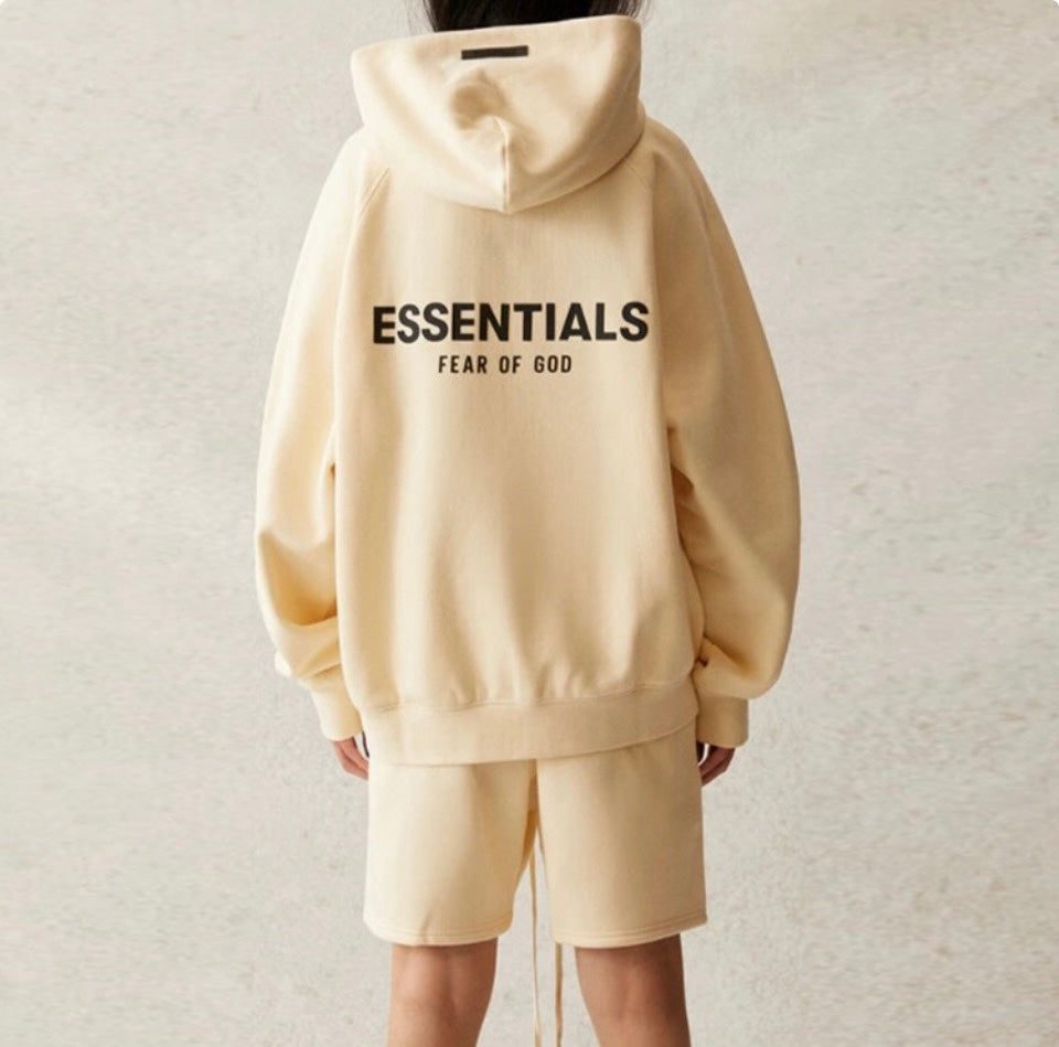 Essentials  Hoodie (SS21) Cream/Buttercream