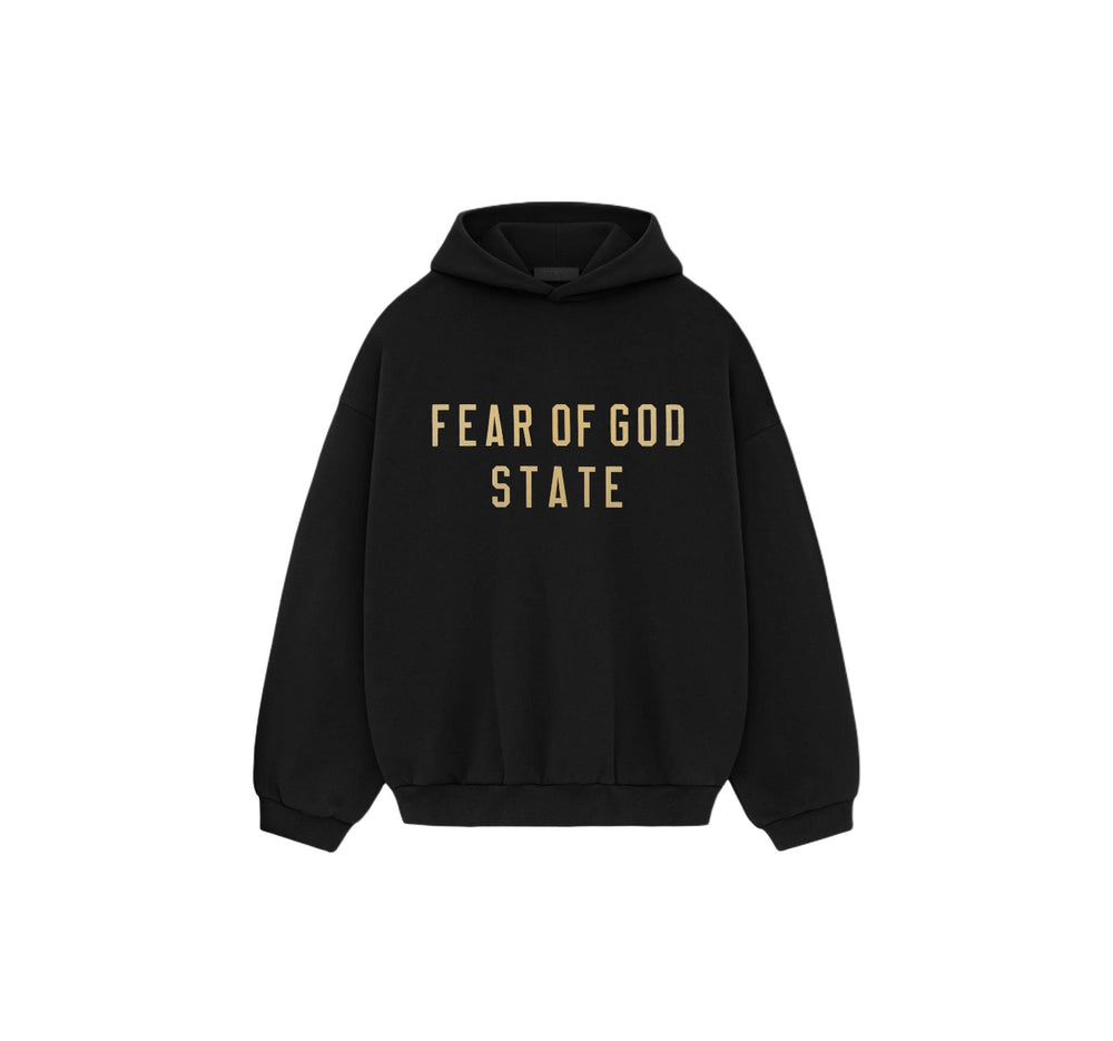 Fear of God Essentials Fleece Hoodie Black