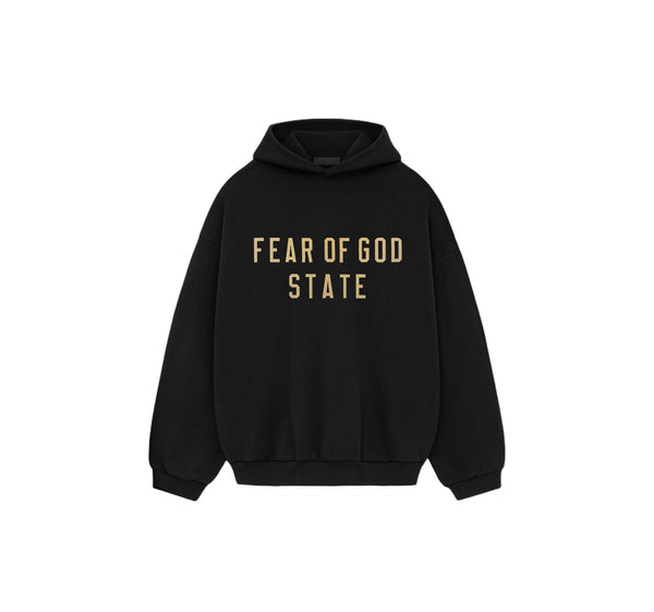 Fear of God Essentials Fleece Hoodie Black