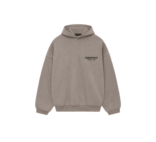 Fear of God Essentials Fleece Hoodie (FW24) Heather Gray