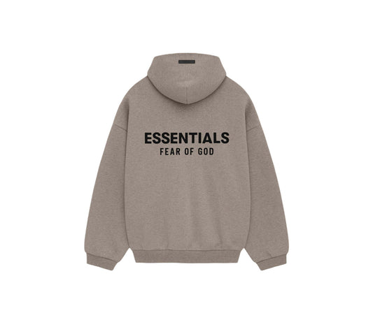 Fear of God Essentials Fleece Hoodie (FW24) Heather Gray