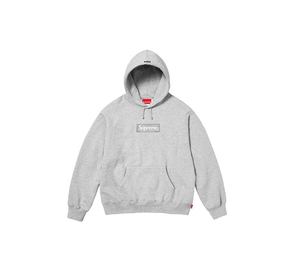 Supreme Box Logo Hooded Sweatshirt Sweatshirt (FW24) Heather Gray