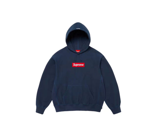 Supreme Box Logo Hooded Sweatshirt Sweatshirt (FW24) Navy