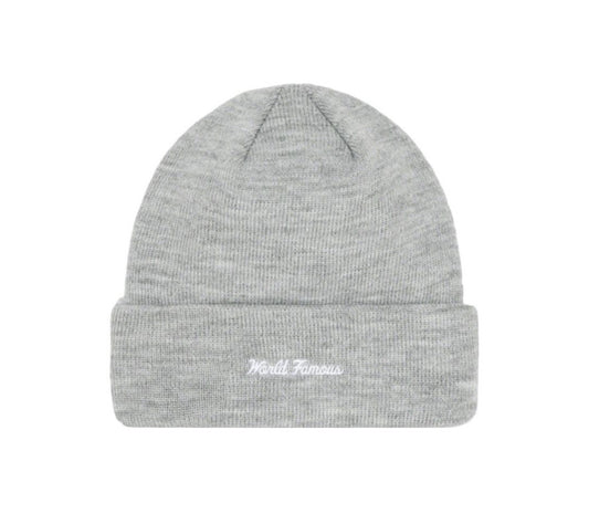 Supreme New Era Box Logo Beanie (FW22) Heather Grey