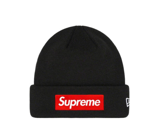 Supreme New Era Box Logo Beanie (FW22) Black