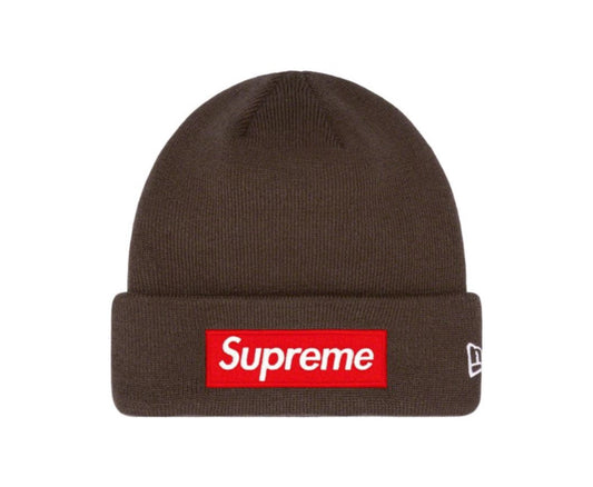 Supreme New Era Box Logo Beanie (FW22) Brown