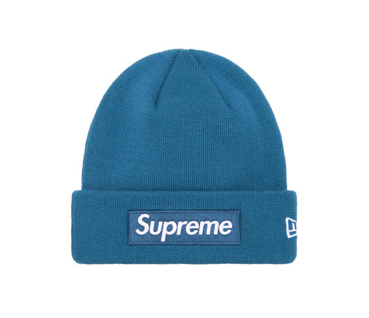 Supreme New Era Box Logo Beanie (FW23) Blue