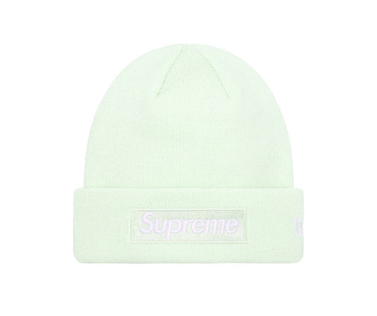 Supreme New Era Box Logo Beanie (FW23) Light Green