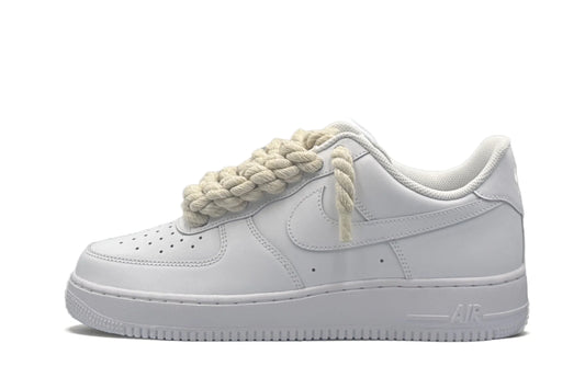Nike Air Force 1 Low '07 White/Beige Rope Laces