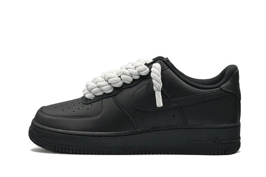 Nike Air Force 1 Low '07 Black/White Rope Laces