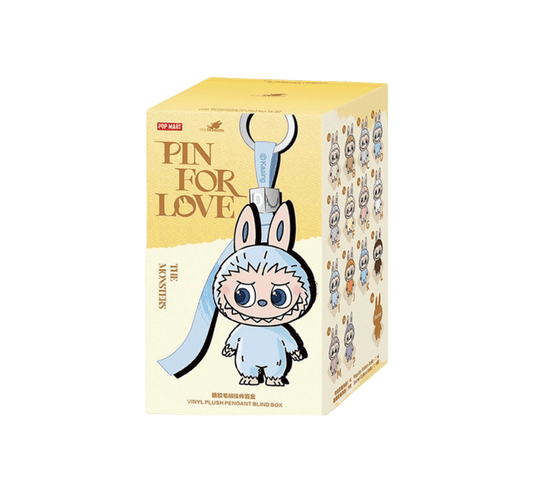 Pop Mart Labubu The Monsters Pin for Love Series Vinyl Plush Pendant (A-M) Sealed Case