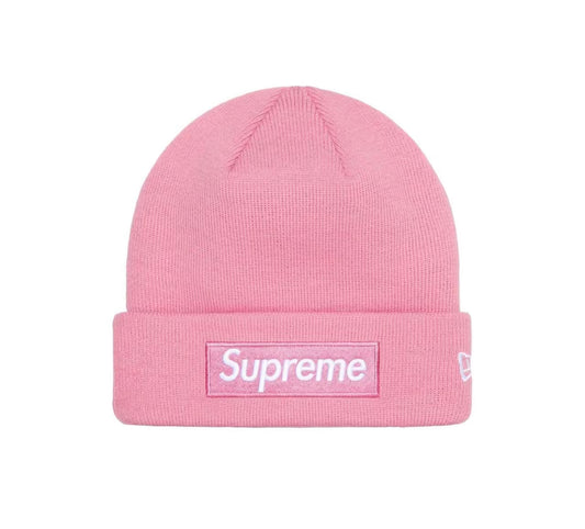 Supreme New Era Box Logo Beanie (FW24) Dusty Pink