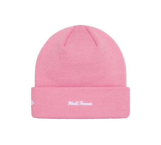 Supreme New Era Box Logo Beanie (FW24) Dusty Pink