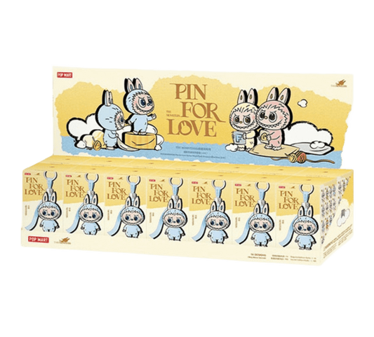 Pop Mart Labubu The Monsters Pin for Love Series Vinyl Plush Pendant (A-M) Sealed Case
