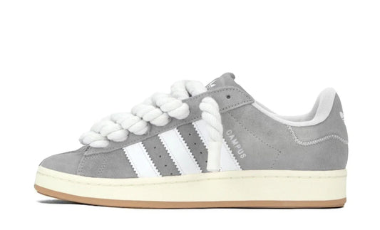adidas Campus 00s Gray White/White Rope Laces