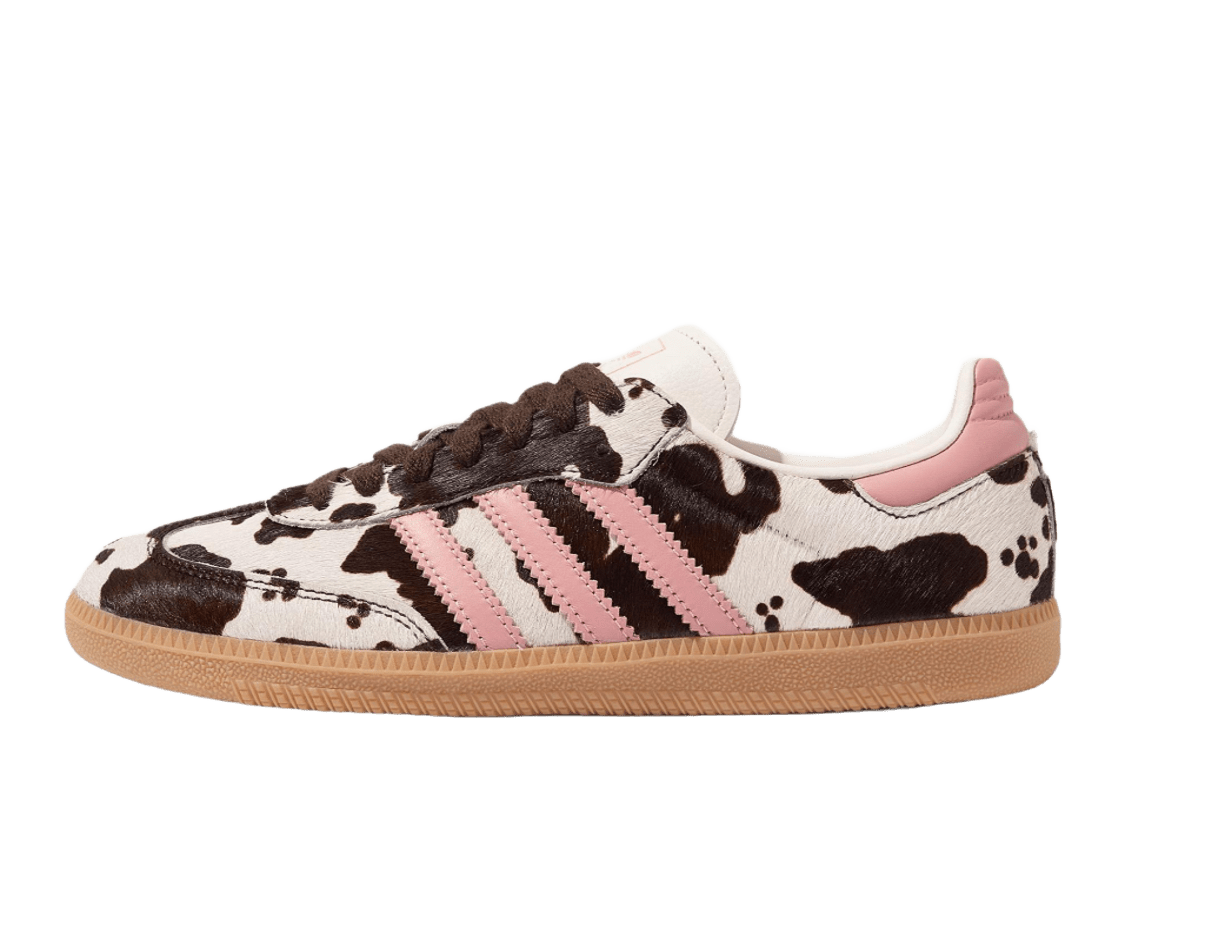 Adidas Samba OG Cow Print Dark Brown Wonder Mauve (Women's)