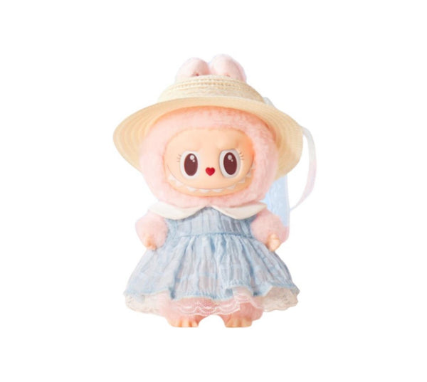 Pop Mart Labubu The Blue Diamon Summer Party Vinyl Plush Doll Pendant