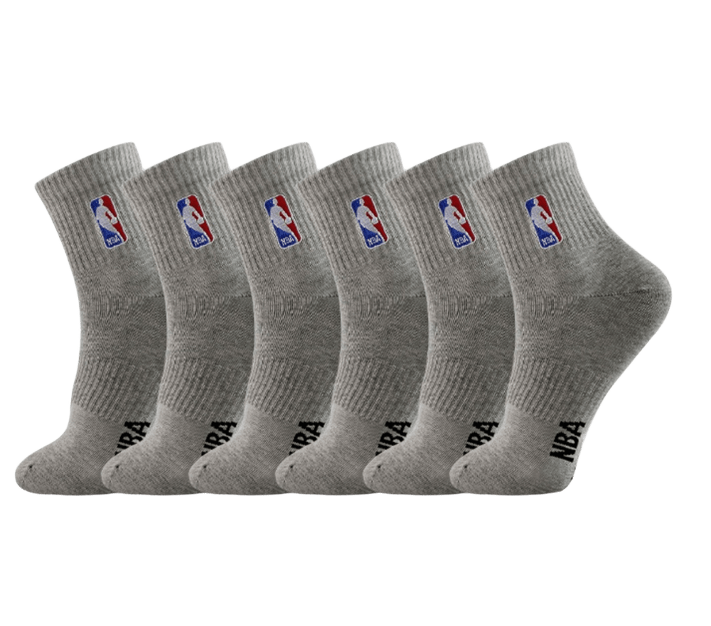 NBA sports chaussette grise