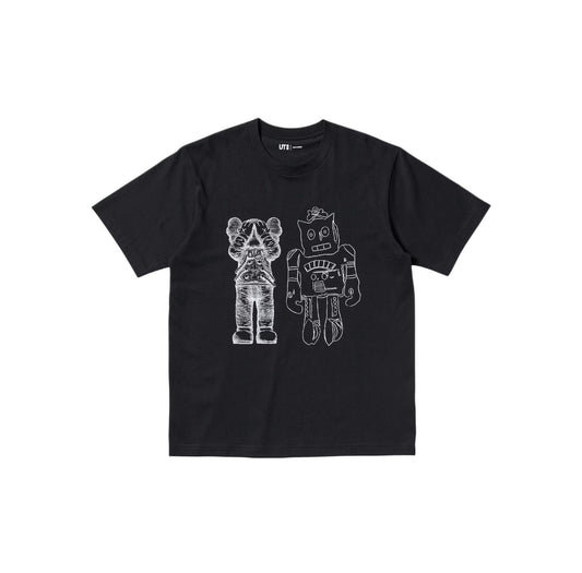 KAWS x Uniqlo Warhol UT Graphic  T-shirt Black