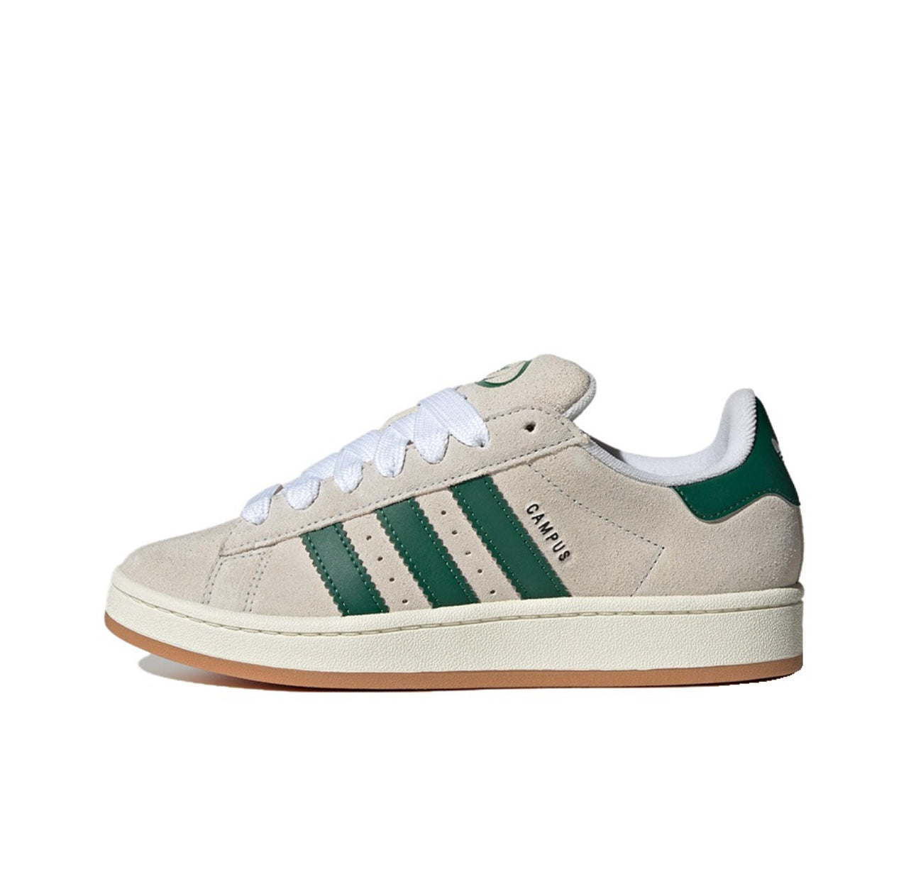 Adidas Campus 00s Crystal White Dark Green (Women's)