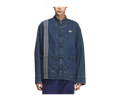 Adidas CTT Oversized Chinese Track Top 3.0 Gender Neutral Jacket (Asian Sizing) Medium Blue Denim