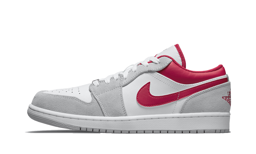 Air Jordan 1 Low SE Light Smoke Grey Gym Red