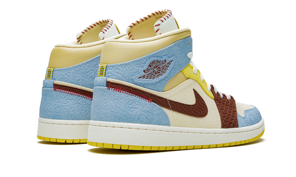 Air Jordan 1 Mid SE Fearless Maison Chateau Rouge