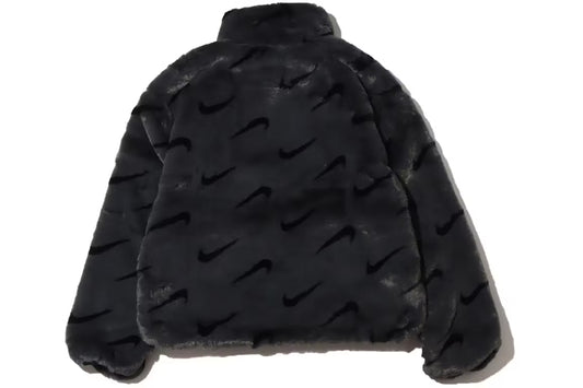 Nike Women's Printed Faux Fur Jacket (Asia Sizing)