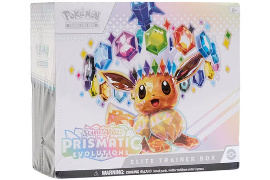 Pokémon Scarlet & Violet Prismatic Evolutions Elite Trainer Box