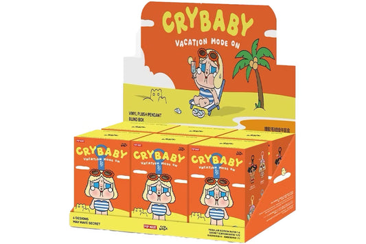 Pop Mart Crybaby Vacation Mode On Series Vinyl Plush Pendant Sealed Case