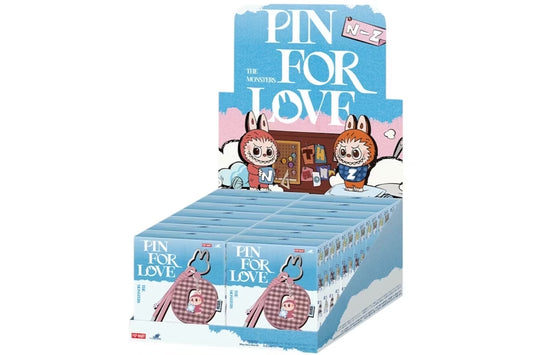 Pop Mart Labubu The Monsters Pin for Love Series Letter Pendant (N-Z) Sealed Case