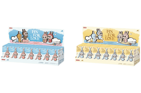 Pop Mart Labubu The Monsters Pin for Love Series Vinyl Plush Pendant (A-M) & (N-Z) Sealed Cases Set (28 Blind Box)